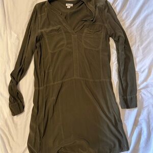 Splendid Khaki Long Sleeve Top